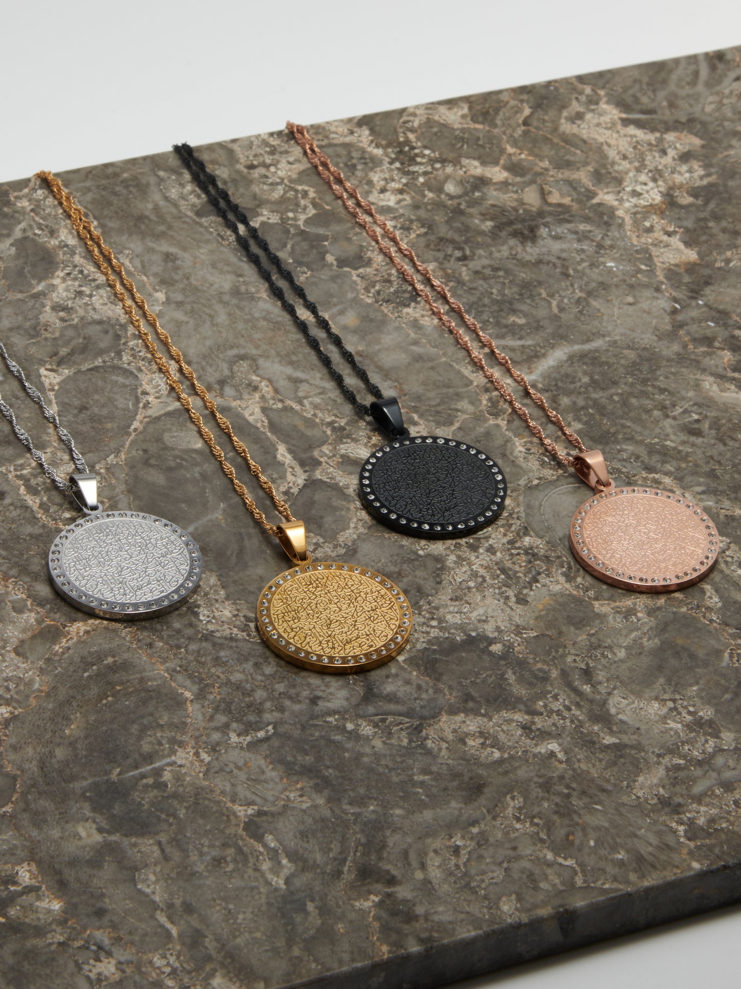 ĀYAT AL-KURSĪ CRYSTAL NECKLACE
