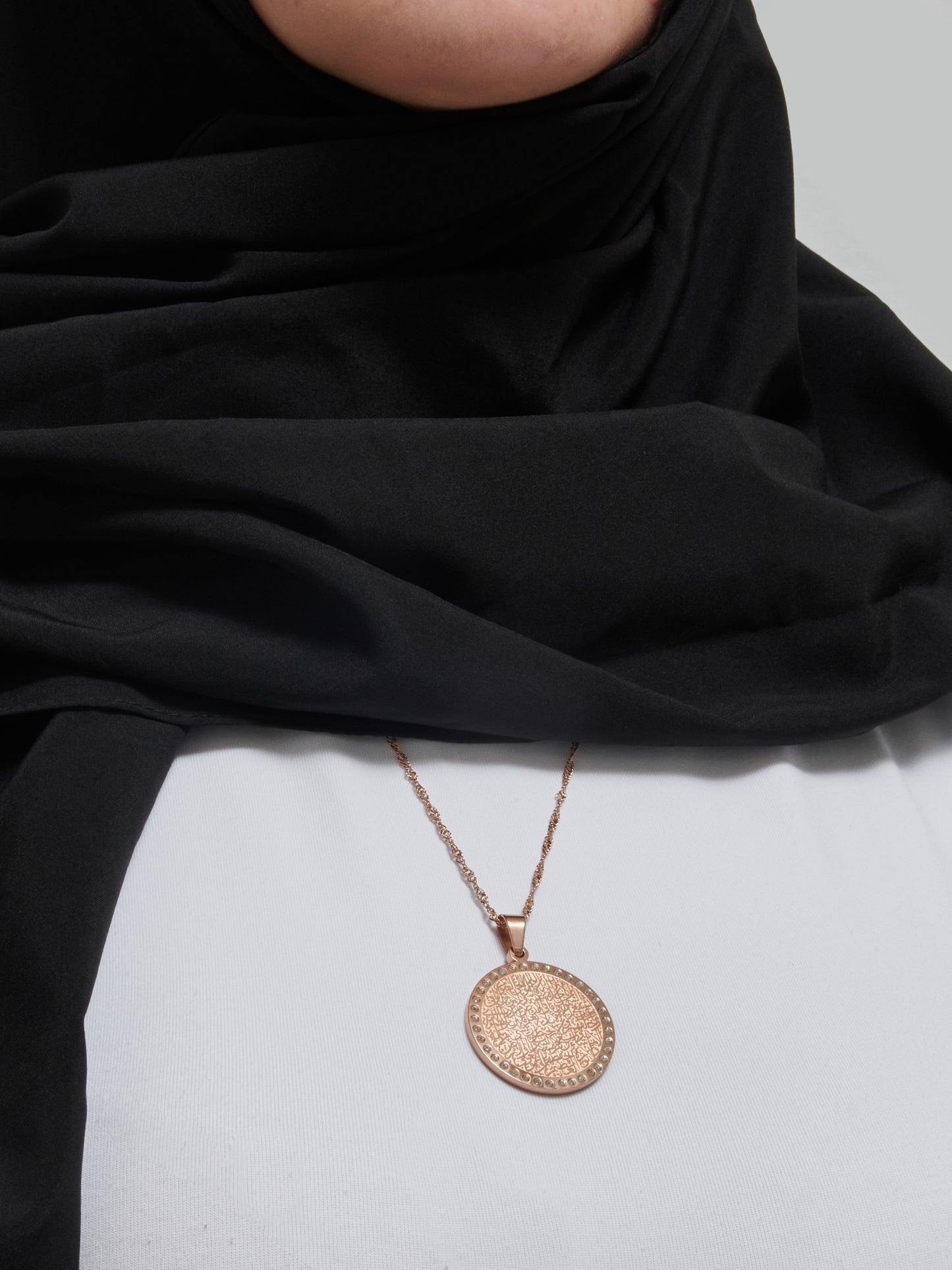 ĀYAT AL-KURSĪ CRYSTAL NECKLACE