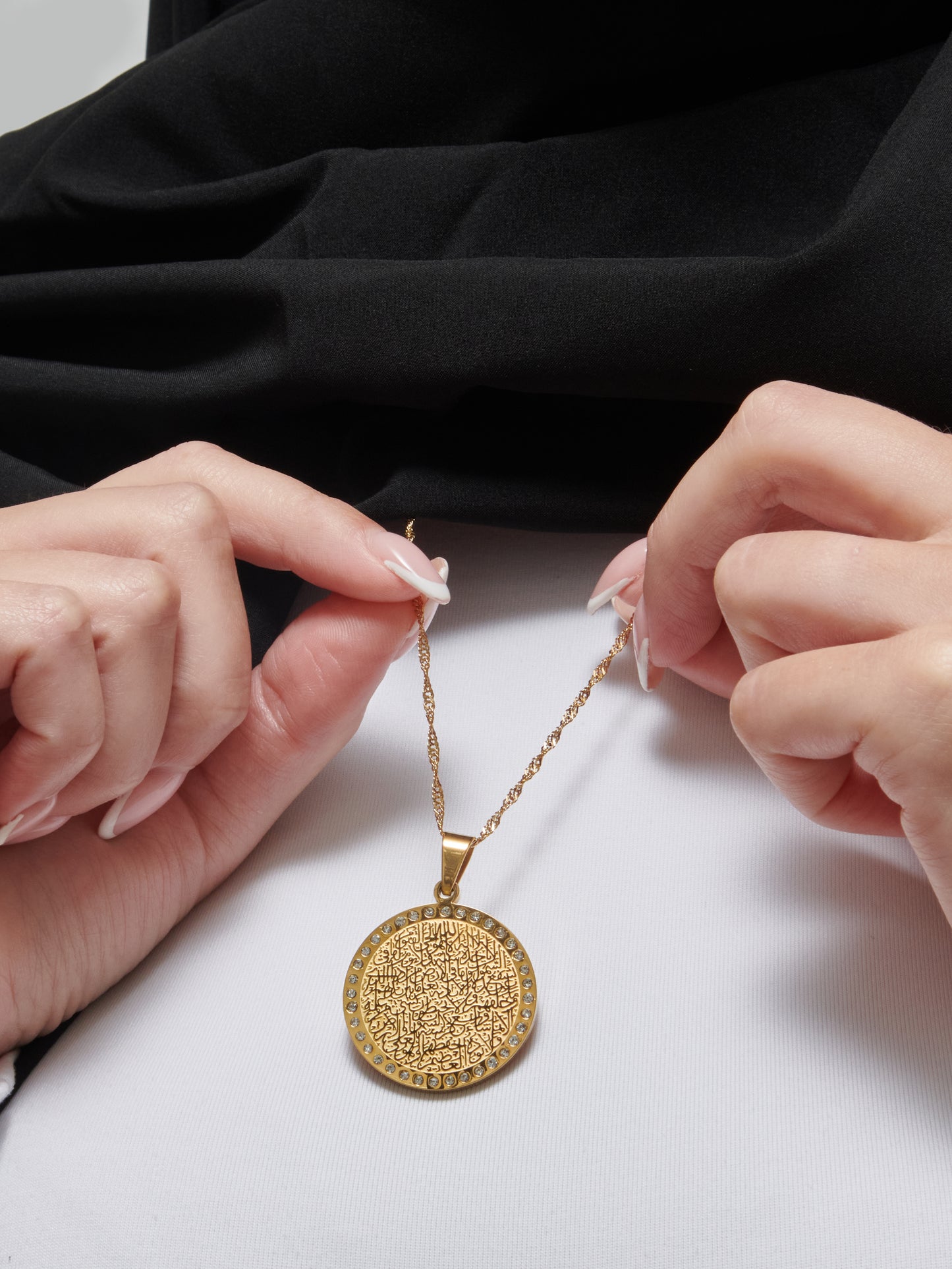 ĀYAT AL-KURSĪ CRYSTAL NECKLACE