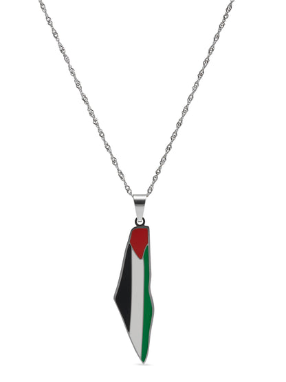 PALESTINE MAP NECKLACE